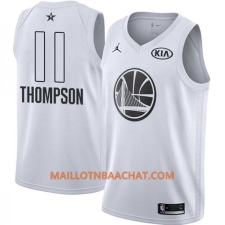 Maillot NBA Golden State Warriors Klay Thompson 11 2018 All-Star Jordan Brand Blanc Swingman - Homme Maillot NBA Golden State Warriors Klay Thompson 11 2018 All-Star Jordan Brand Blanc Swingman - Homme
